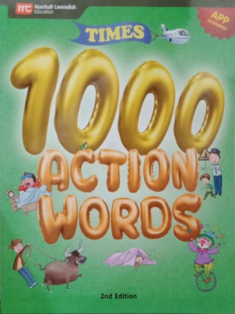 TIMES 1000 ACTION WORDS (APP AVAILABLE!) GREEN - Paramount Books   