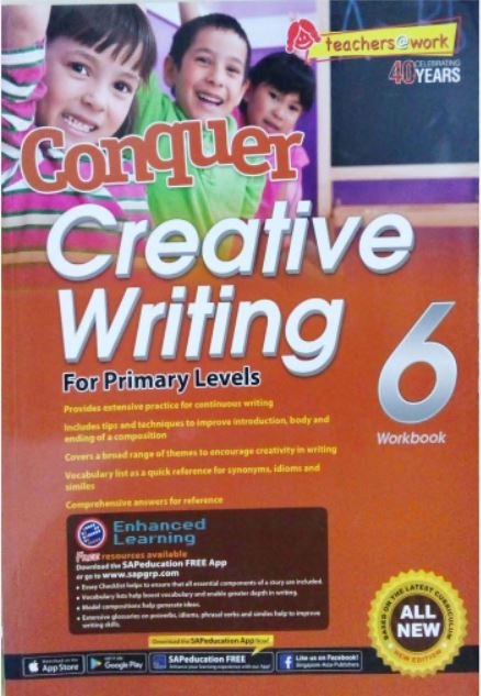 CONQUER CREATIVE WRITING: FOR PRIMARY LEVELS WORKBOOK-6 - Paramount Books   