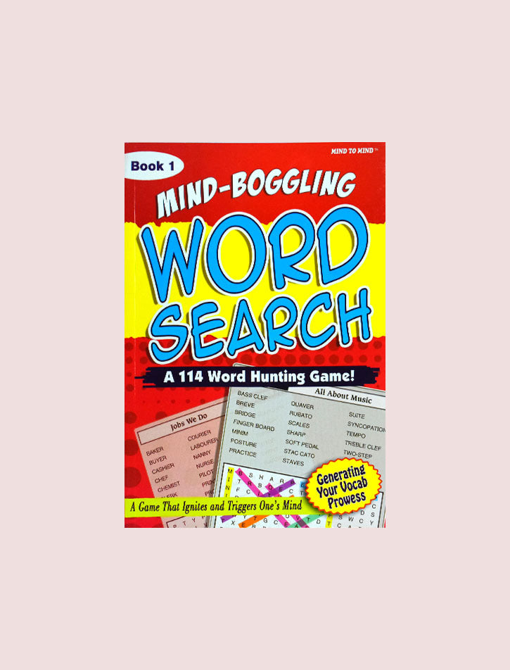MIND BOGGLING WORD SEARCH BOOK-1