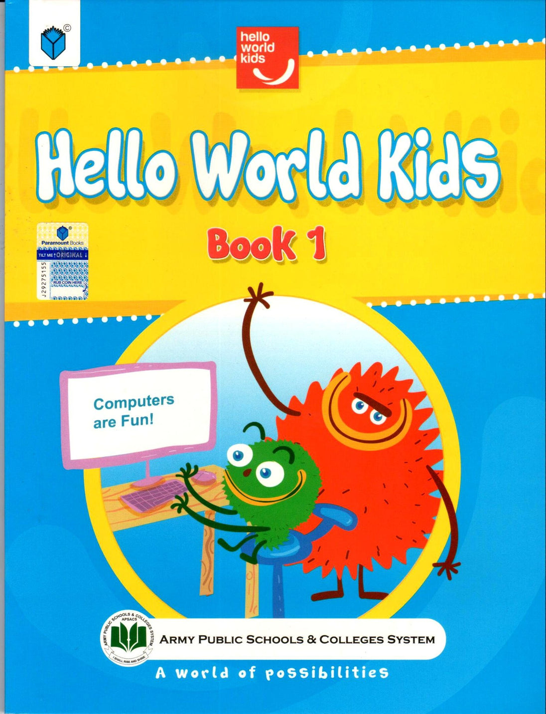 APSACS: HELLO WORLD KIDS BOOK 1 - Paramount Books   