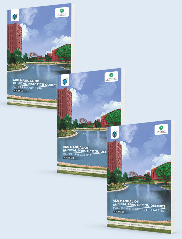 AKU MANUAL OF CLINICAL PRACTICE GUIDELINES 3-VOLS SET