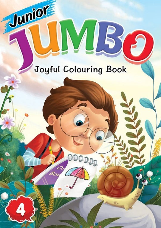 JUNIOR JUMBO JOYFUL COLOURING BOOK 4 - Paramount Books   