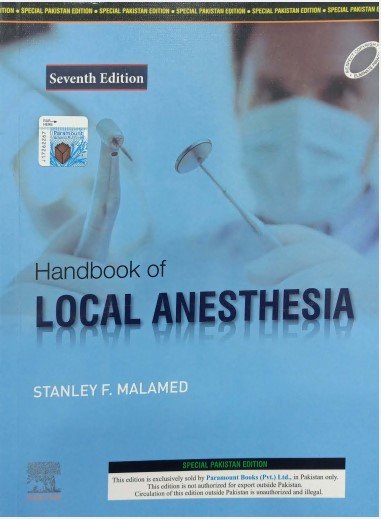 HANDBOOK OF LOCAL ANESTHESIA - Paramount Books   