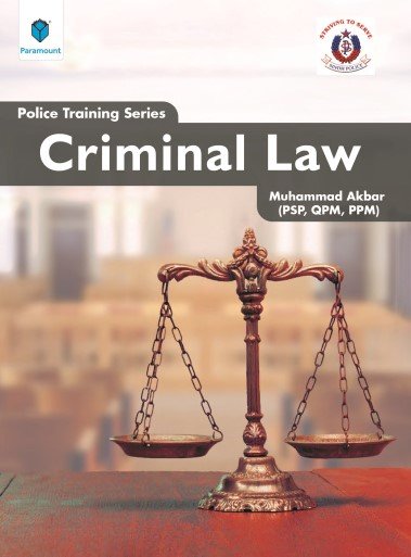 POLICE TRAINING SERIES: CRIMINAL LAW - Paramount Books   