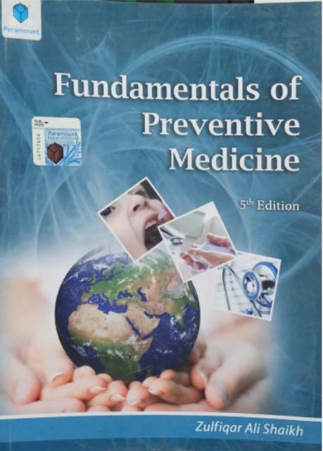 An illustration outlining the many roles that preventive medicine plays, such as illness prevention, worker safety, community health, environmental health, emergency preparedness, policy creation, research and innovation, and health education. A succinct explanation of every function is given.