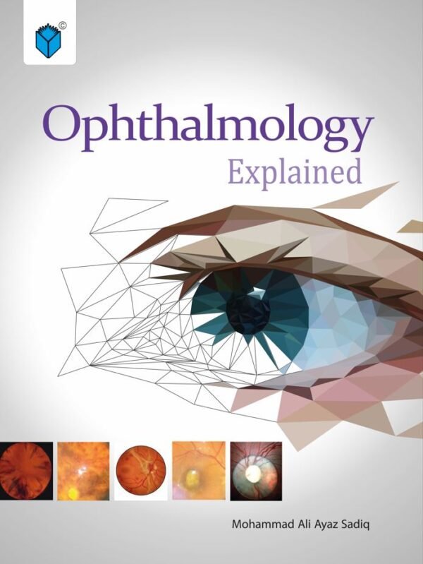 An informative graphic depicting an eye that symbolizes the study and comprehension of ophthalmology